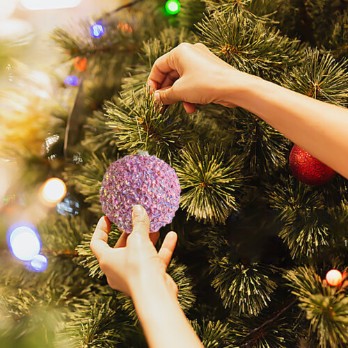 Pink Christmas Tree Balls 3.14 Inch Shatterproof Plastic 2