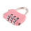 3X Luggage Box Resettable Combination Lock Padlock 3 Digit Number 2