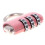 3X Luggage Box Resettable Combination Lock Padlock 3 Digit Number 3