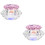 2Pièces Coupes Cristal Rose Couvercles Pour Ongles 6