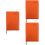 3Pièces -Notes De Planification Orange Pour Travail Et Maison 5
