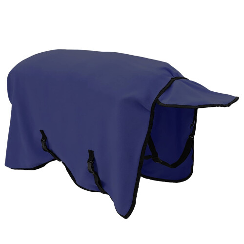 VidaXL vidaXL Horse Blanket Navy Blue 105 cm Polyester 2