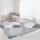 Tapis abstrait à poils courts pour salon 32" x 64" 4