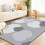 Tapis abstrait à poils courts pour salon 32" x 64" 3