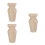 3Pièces Pieds De Khaki En Bois Pour Bureau 6