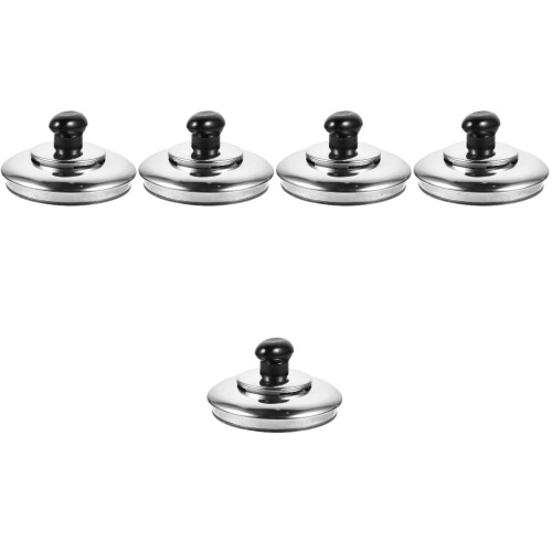 5Pièces Couvercle Bouilloire Sifflet Facile À Installer Argenté 2