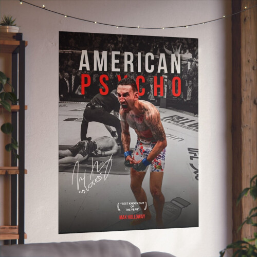 Max Holloway UFC-fighterposter 60x91 cm 1