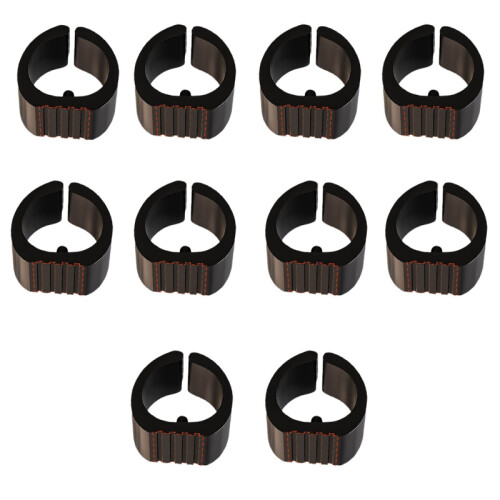 10er-Packung bogenförmige Möbelbeinpolster Black L