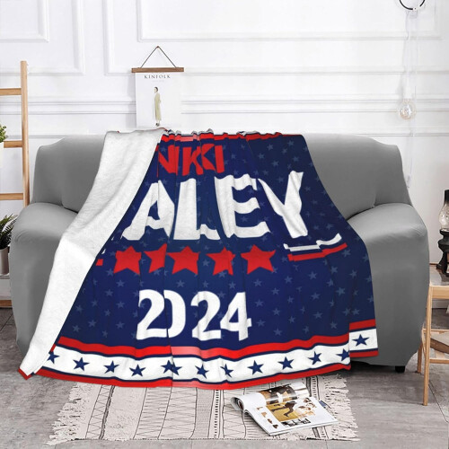 Couverture Nikki Haley 2024 en microfibre 127 x 102 cm 2