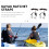 6Pièces Sangles De Fixation Pour Kayak Canoë Nylon Noire Robuste 6
