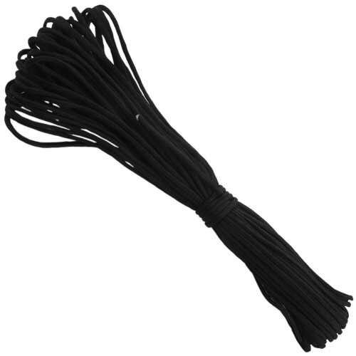 2X 30,84 M Fallschirmschnur Cord 350 - Schwarz 2