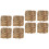 8Pièces Tressés Naturels Pour Banquet 4