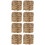 8Pièces Tressés Naturels Pour Banquet 5
