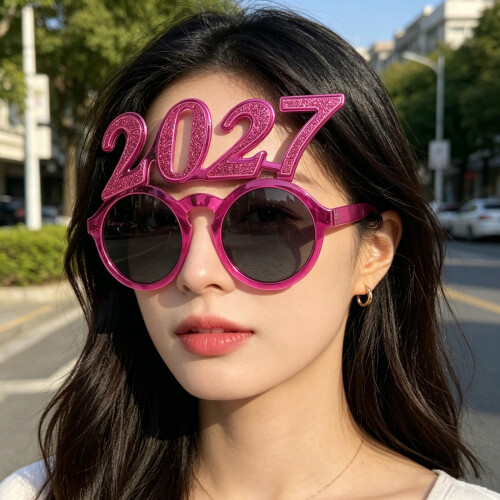 4Pièces Lunettes Colorées En Pour Décoration Soirée 2