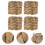 8Pièces Tressés Naturels Pour Banquet 8