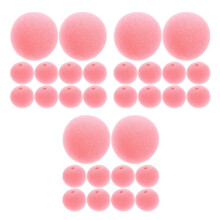 60Pièces Nez De Clown Rose Sponge Accessoire Cosplay Costume De