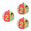 3Pièces Balles D'éveil Bébé En Tissu Coloré Faciles À Tenir 1