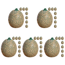 40Pièces Mini Melons Artificiels En Résine Vert Pour Décor Maison