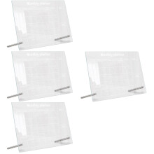 4Ensembles Tableau À Sec Transparent Multifonction