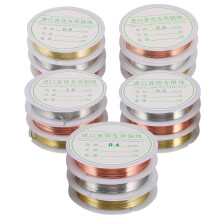 45Rouleaux Fil Cuivre Non-Oxydable Pour DIY Couleurs Assorties