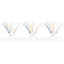 150Pièces Lanières Poignet Colorées Pour Clés Téléphones Accessoires