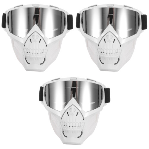 3Pièces Lunettes De Blanches Design Moderne Résistantes Vent 1