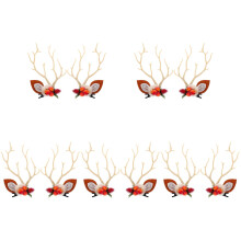 10Pièces Clips De Noël Métal Et Tissu Multi Usage Décoratif