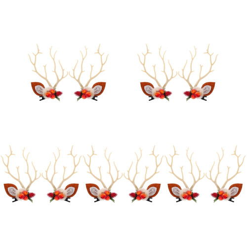 10Pièces Clips De Noël Métal Et Tissu Multi Usage Décoratif