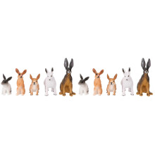 10Pièces Figurines Simulation Jouets Légers Durable Pour Enfants