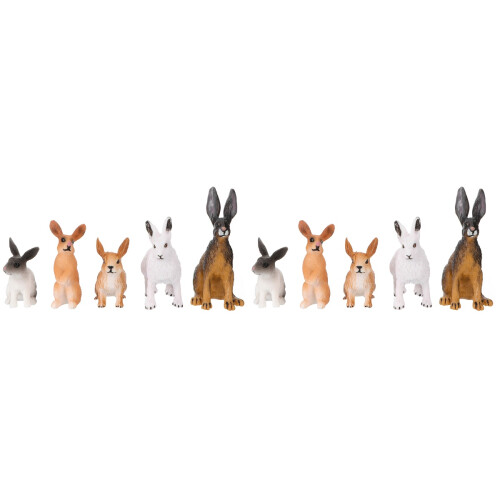 10Pièces Figurines Simulation Jouets Légers Durable Pour Enfants