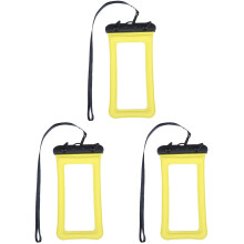 3Ensembles Téléphone PVC Protection Étanche Toucher Écran