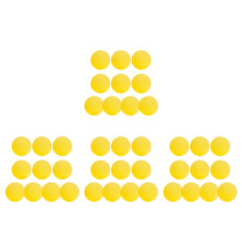 40Pièces Balles Éponge Souples Jaunes Pour Accessoires Magie