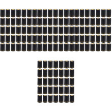 400Pièces Capsules En PP Noires Pour Bouchage Bouteilles De Vin