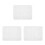 3Ensembles Moules Silicone DIY Accessoires Blancs Souples 1