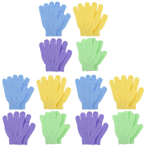 3Pièces Bain Exfoliants Nylon Colorés Massage Circulation
