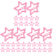 120Pièces Épingles Étoiles Métal Rose Pour Femmes Mode