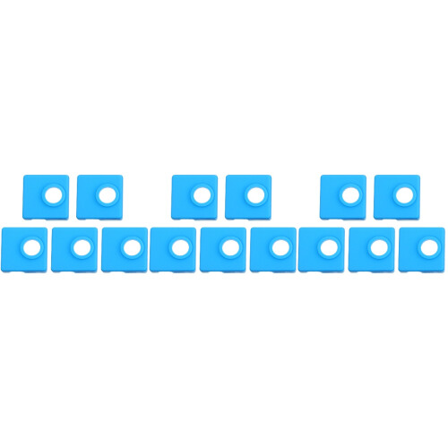 15Pièces Coque Silicone Mk8 Bloc Chauffant Aluminium