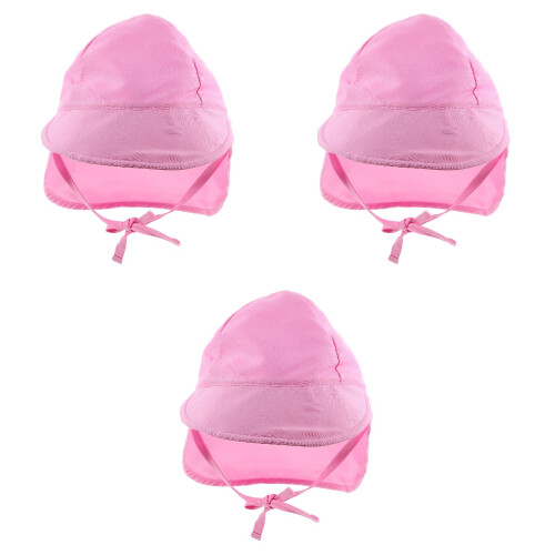 3Pièces Bob Bébé Rose Respirant Large