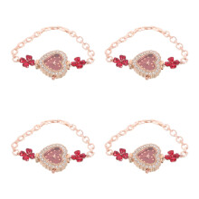 4Pièces Quartz Décoratives Style Mode