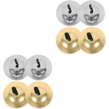 4Paires Cymbales Doigts Cuivre Petites Percussion Enfants