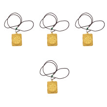 4Pièces Pendentifs Retro Métal Pour Décoration Rideaux