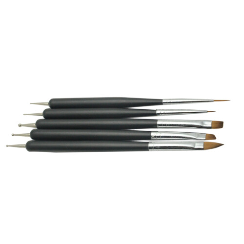 5Pièces Nail Art Double Embout Durable 2