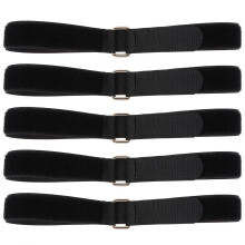 15Pièces Attache-Câbles À Boucle En Fer Noir Pour Usage Domestique