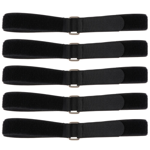 15Pièces Attache-Câbles À Boucle En Fer Noir Pour Usage Domestique