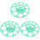 3Pièces Instrument Vert Flange Mamelon Bébé 1