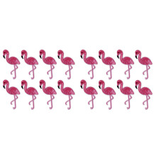 24Pièces Ecusson Flamingo Rose À Pour Vêtements Accessoires