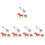 10Pièces Jouets Ludiques Plastic Coloré Simulation Durable 5