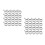 40Pièces Supports Pendentifs Argentés Ronds Accessoires DIY 1