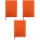 3Pièces -Notes De Planification Orange Pour Travail Et Maison 2