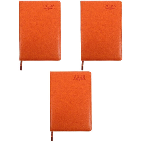 3Pièces -Notes De Planification Orange Pour Travail Et Maison 1